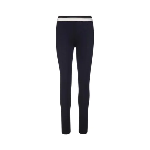 Jil Sander Contrast-Striped Stretch Knitted Leggings