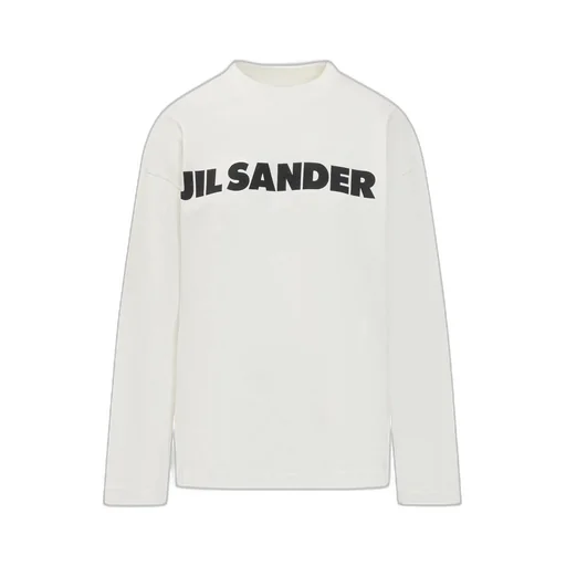 Jil Sander Logo Printed Crewneck T-Shrt
