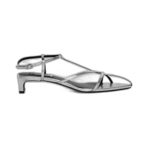 Jil Sander Cage Low-Heel Sandals