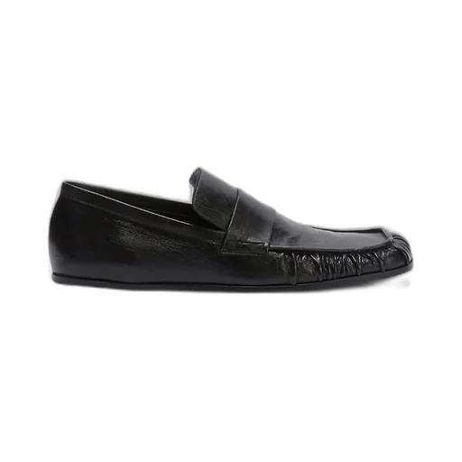 Jil Sander Hand-Stitched Wrinkled Loafers