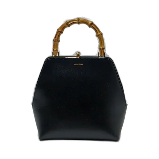 Jil Sander Logo Embossed Tote Bag