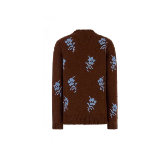 Jil Sander Floral Printed Crewneck Jumper