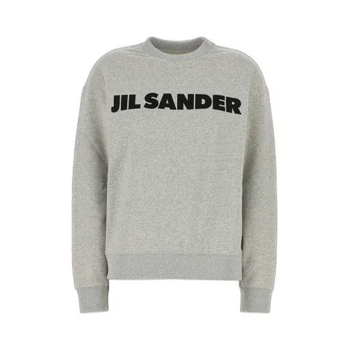 Jil Sander Logo Printed Crewneck Sweatshirt