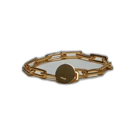Jil Sander Logo Charm Chained Bracelet