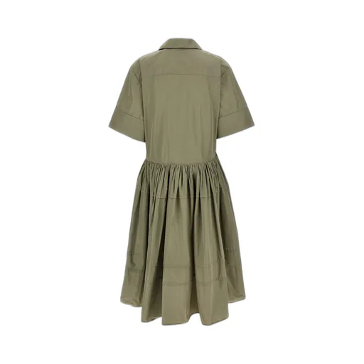 Jil Sander Short-Sleeved Midi Shirt Dress