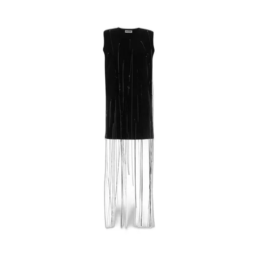Jil Sander Sleeveless Round-Neck Mini Dress