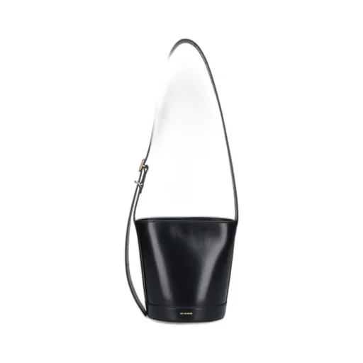 Jil Sander Logo-Printed Bucket Bag