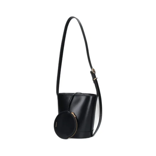 Jil Sander Logo-Printed Bucket Bag