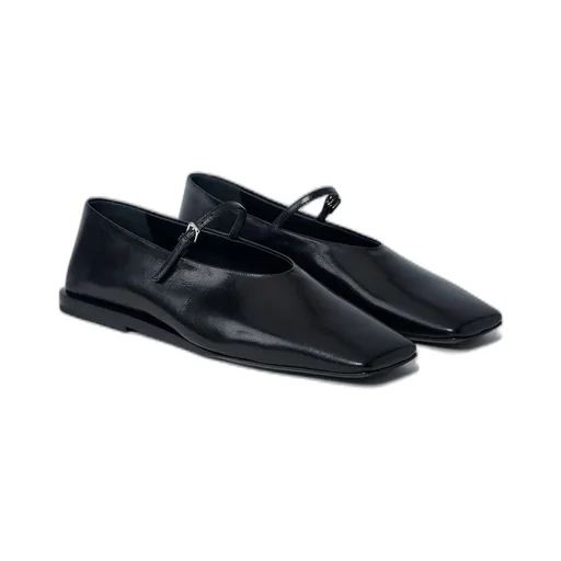 Jil Sander Ankle Buckle Strap Flat Shoes