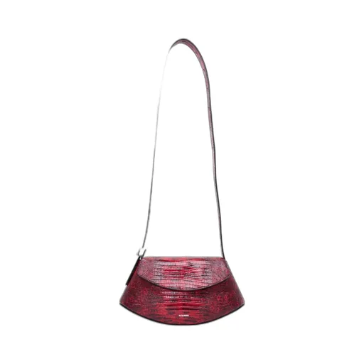 Jil Sander Embossed Crossbody Bag