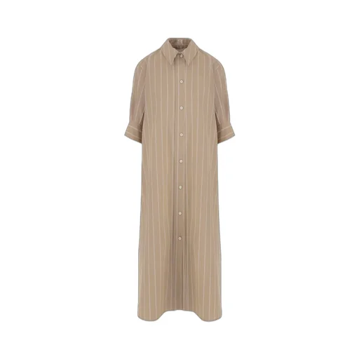 Jil Sander Short-Sleeved Striped Dress