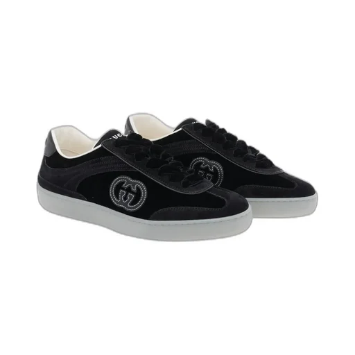 Gucci Logo Patch Low-Top Sneakers