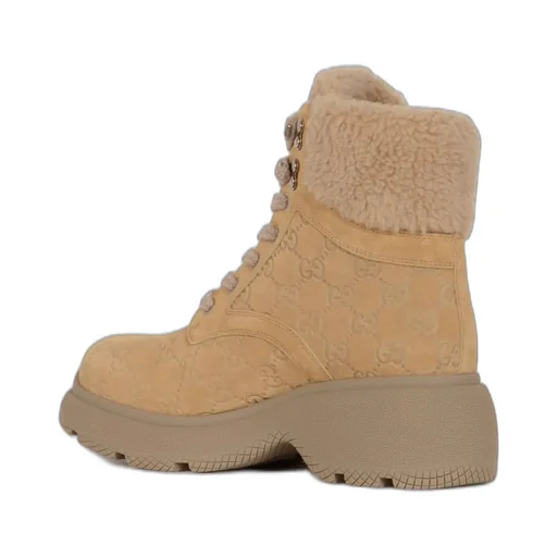 Gucci Lace-Up Ankle Boots
