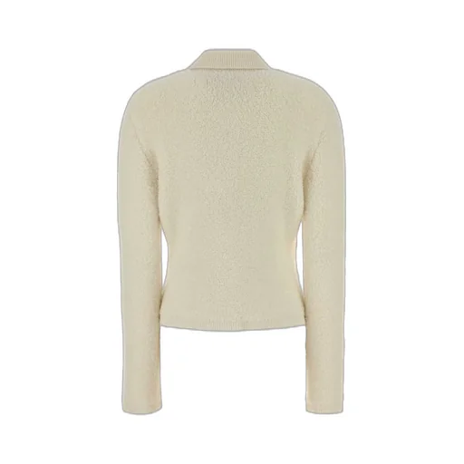 Gucci Bouclé Polo Cardigan