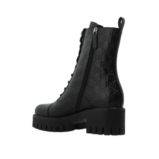 Gucci Lace-Up Ankle Boots