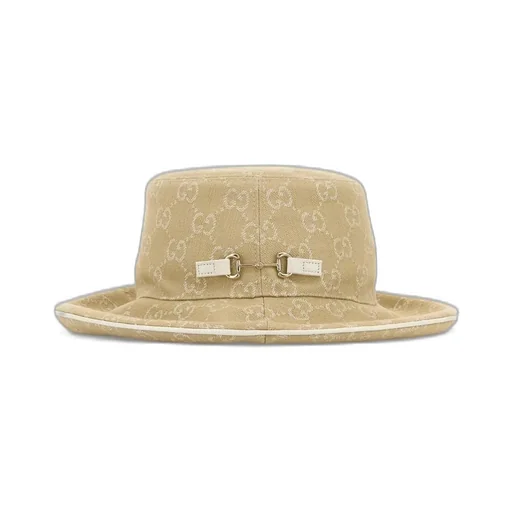 Gucci Horsebit Detail Gg Bucket Hat