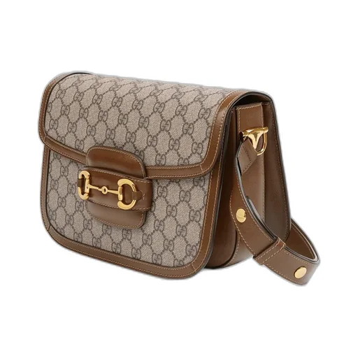 Gucci 1955 Horsebit Gg Supreme Shoulder Bag