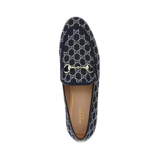 Gucci Gg Embellished Jordaan Loafers