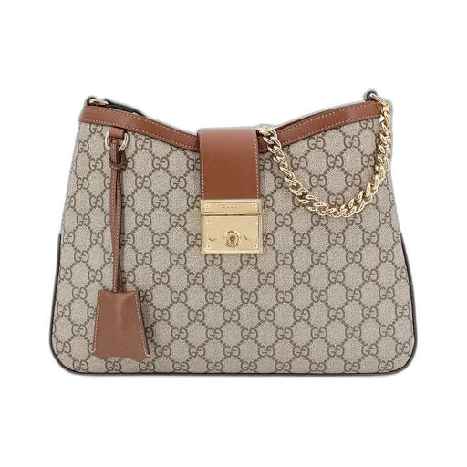 Gucci Padlock Monogrammed Shoulder Bag