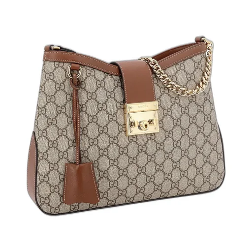 Gucci Padlock Monogrammed Shoulder Bag