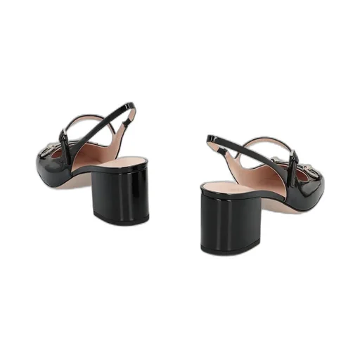 Gucci Horsebit Detailed Square Toe Pumps