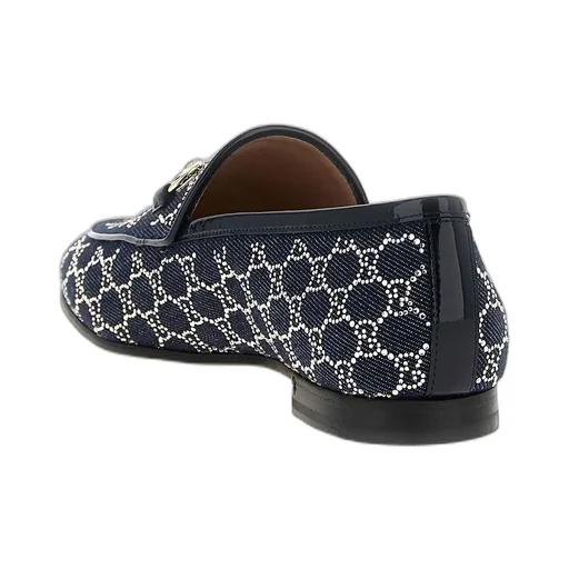 Gucci Gg Embellished Jordaan Loafers