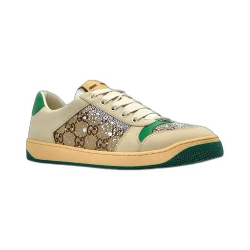 Gucci Screener Lace-Up Trainers