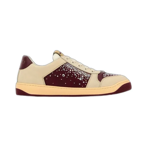 Gucci Gg Embellished Screener Sneakers