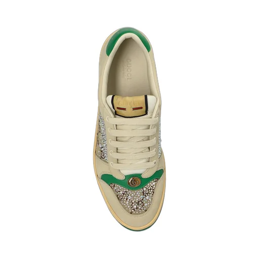 Gucci Screener Lace-Up Trainers