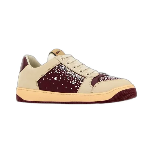 Gucci Gg Embellished Screener Sneakers