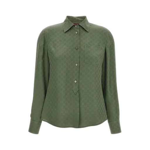 Gucci Gg Jacquard Shirt