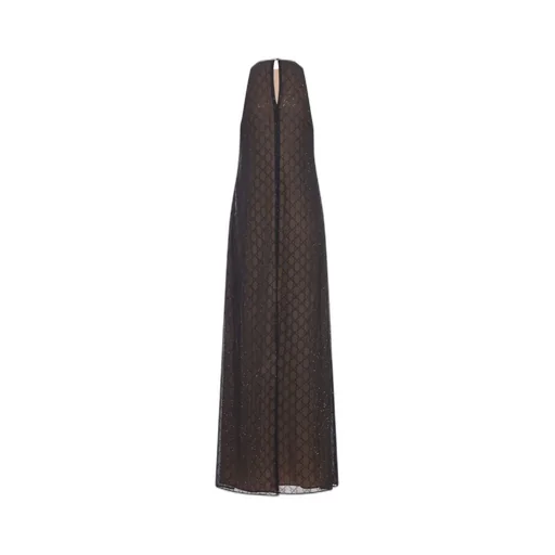 Gucci Monogrammed Embellished Sleeveless Dress