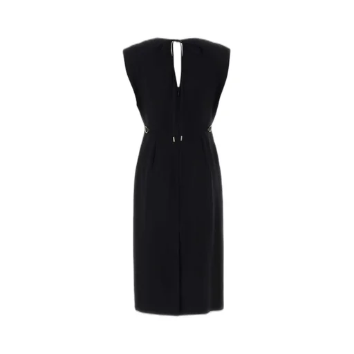 Gucci V-Neck Horsebit Midi Dress