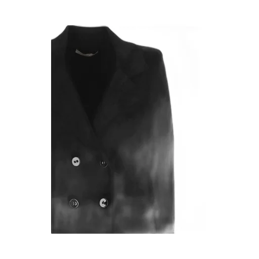 D.Exterior Double-Breasted Blazer