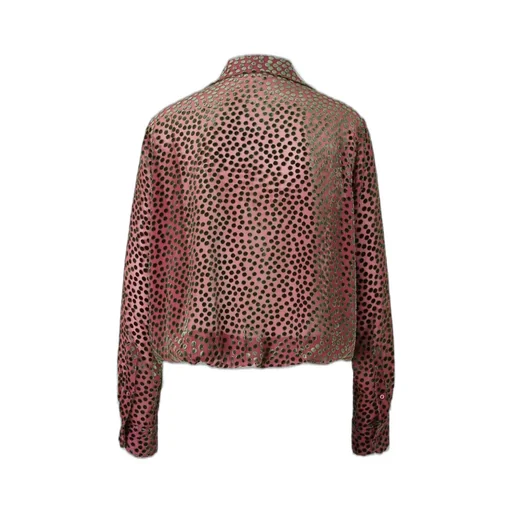 Dries Van Noten Devore Long-Sleeved Wrapped Shirt