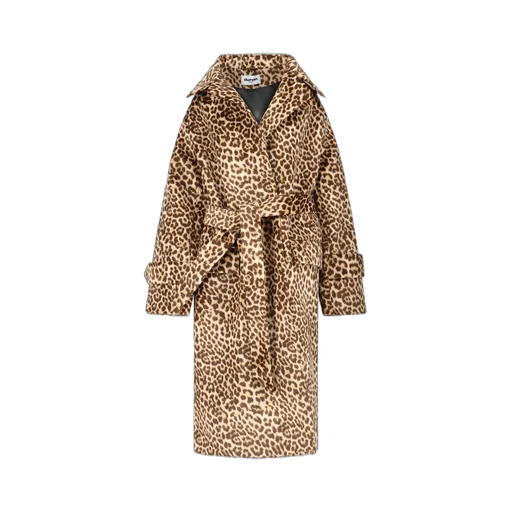 Duran Lantink Oversized Leopard Print Coat