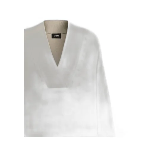 Emme Marella Ribbed V-Neck Knitted Sweater