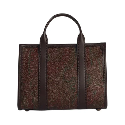 Etro Mini Paisley-Jacquard Zip Fastened Tote Bag