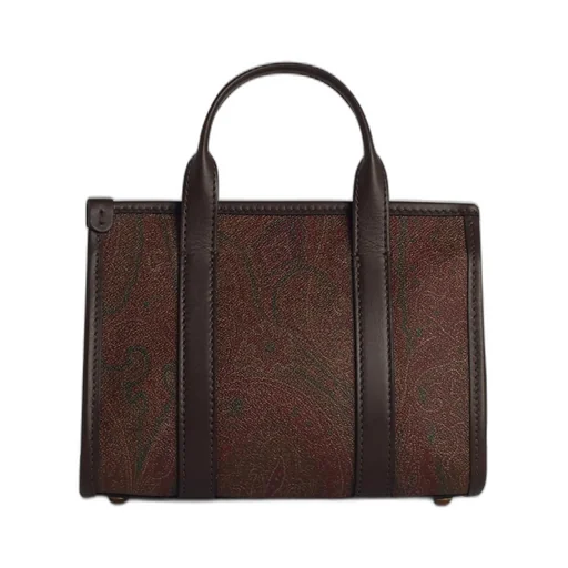 Etro Mini Paisley-Jacquard Zip Fastened Tote Bag