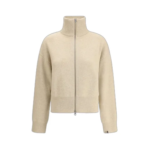 Extreme Cashmere Xtra Cute Cropped Zip Cardigan