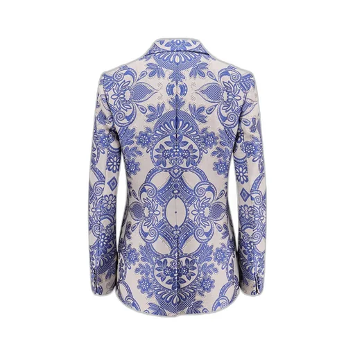 Etro Lace Single-Breasted Jacket