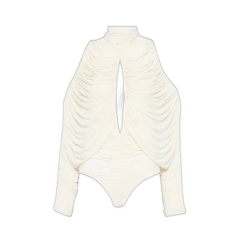 Francesco Murano Ruched Cut-Out Sweater