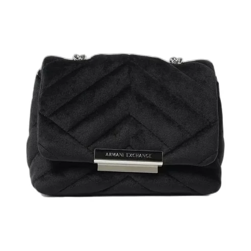 Armani Exchange Logo Detail Quilted Shoulder Bag
