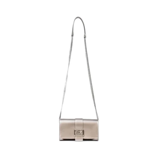 Armani Exchange Logo Detailed Chain Wallet