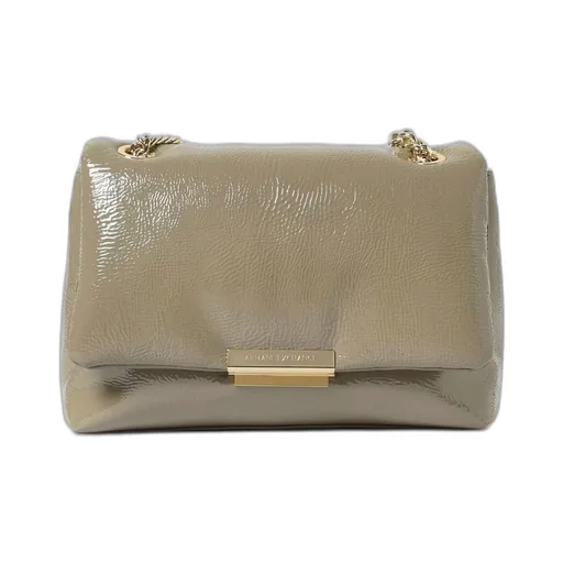 Armani Exchange Logo Engraved Chain Crossbody Bag