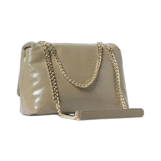 Armani Exchange Logo Engraved Chain Crossbody Bag