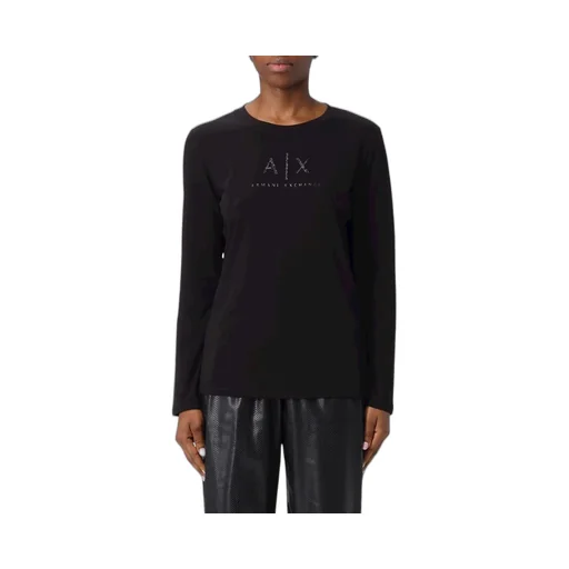 Armani Exchange Logo Long-Sleeved T-Shirt