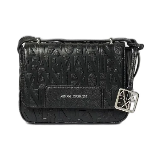 Armani Exchange Allover Logo Shoulder Bag