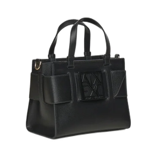 Armani Exchange Logo Structured Tote