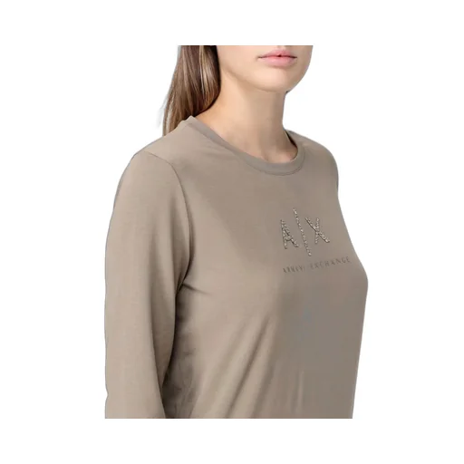 Armani Exchange Logo Long-Sleeved T-Shirt